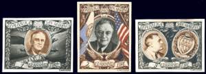 1947 - 1 lira, 2 lire, 3 lire Roosvelt ... 