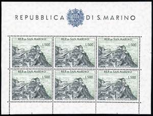 1958 - 500 lire Panorama, foglietto (18), ... 
