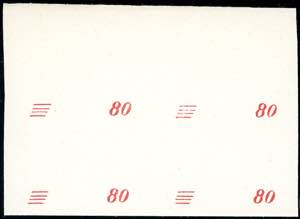 1947 - 80 lire su 30 lire (20), prova ... 