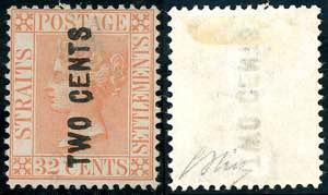 BRITISH COLINIES - MALAYA 1883/1894 - 2 ... 