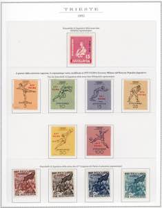 TRIESTE B 1948/1954 - La ... 