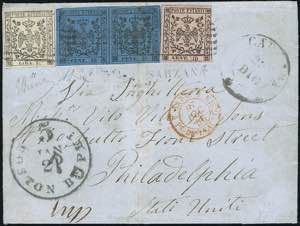 1856 - 1 lira bianco, perfetto, 10 cent. ... 