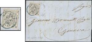 1860 - 20 cent. ardesia violaceo, varietà ... 