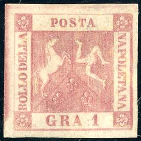 1859 - 1 grano carminio, II tavola (4), ... 