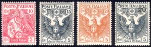 1915716 - Croce Rossa (102/105), gomma ... 