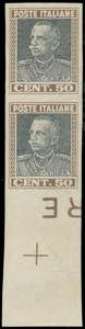 1927 - 50 cent. Parmeggiani, non dentellato ... 