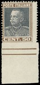 1927 - 50 cent. Parmeggiani, non dentellato ... 