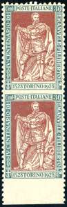 1929 - 30 cent. Emanuele Filiberto, dent. ... 