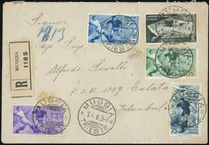 1934 - 25 cent., 50 cent., 1,25 lire e 75 ... 