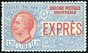 1922 - 1,20 lire, non emesso (8), ottima ... 