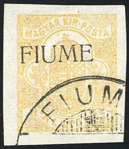 FIUME GIORNALI 1918 - 2 f. giallo limone ... 