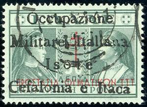 EMISSIONI DI ITACA 1941 - 50 l. Beneficenza ... 