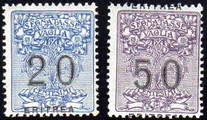 SEGNATASSE VAGLIA 1924 - 20 cent. con ... 
