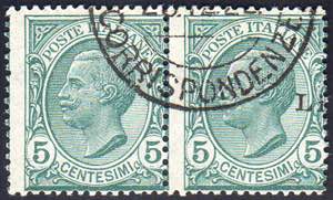 1912 - 5 cent. Leoni soprastampato (3), ... 