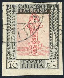 1924 - 10 cent. Pittorica, non dentellato ... 