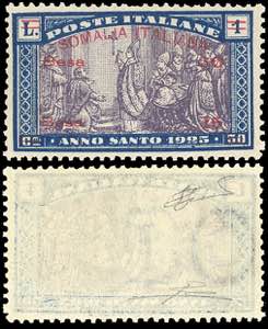1925 - 30 b. + 15 b. su 1 lira Anno Santo, ... 