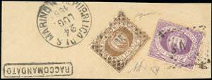 1877 - 30 cent., 40 cent. Stemma (6,7), ... 