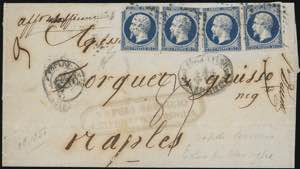 INCOMING MAIL FRANCIA 1856 - 20 cent. ... 