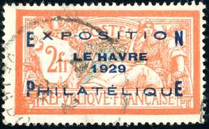 FRANCIA 1929 - 2 fr. Le Havre (257A), usato, ... 