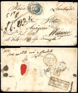 VICTORIA  5 June 1856 - Double-rate letter ... 