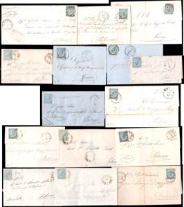 SICILIA 1864/1866 - Quindici lettere ... 