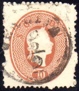 1862 - 10 soldi bruno mattone (34), impronta ... 