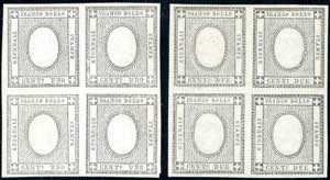 1861 - 1 cent. e 2 cent. per stampati ... 