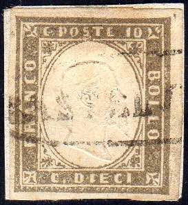 BURGIO, punti R2 - 10 cent. (Sardegna 14C), ... 