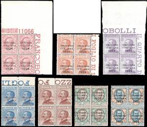 1924 - Crociera Italiana (162/168), blocchi ... 