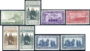 1926 - San Francesco, 8 valori (192/199), ... 