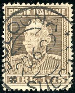 1929 - 1,75 lire, dent. 13 3/4 (242), ... 