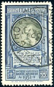 1932 - 100 lire Dante (41), perfetto, usato ... 