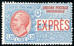 1922 - 1,20 lire espresso, non emesso (8), ... 