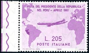 1961 - 205 lire Gronchi rosa (921), bordo di ... 