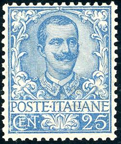 1901 - 25 cent. Floreale (73), ben centrato, ... 