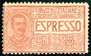 1920 - 25 cent., falso per posta di Milano, ... 