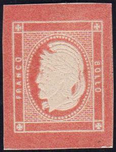 1861 - Saggio Perrin (2), rosso, carta ... 
