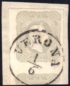 1861 - 1,05 soldi grigio chiaro (10), ... 