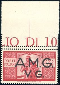 1946 - 100 lire Democratica, doppia ... 