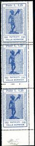 VALLE BORMIDA 1945 - 1,25 lire azzurro ... 