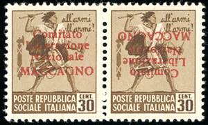 MACCAGNO 1945 - 30 cent. Monumenti ... 