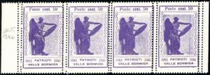 VALLE BORMIDA 1945 - 50 cent. violetto ... 