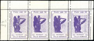 VALLE BORMIDA 1945 - 50 cent. violetto ... 