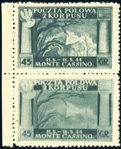 1946 - 45 g. Vittorie polacche, carta ... 