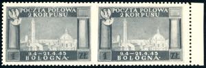 1946 - 1 z. Vittorie polacche, carta bianca, ... 