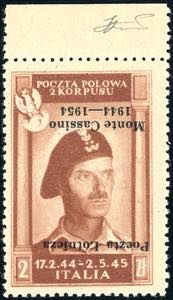 GOV. POLACCO DI LONDRA POSTA AEREA 1954 - 2 ... 