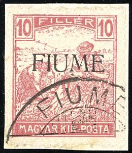 FIUME 1918 - 10 f. carminio Mietitori, ... 