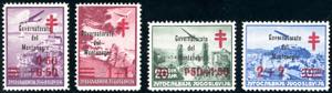 MONTENEGRO 1942 - Croce Rossa soprastampati ... 