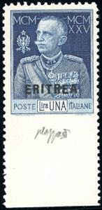 1925 - 1 lira Giubileo, dent. 11 non ... 