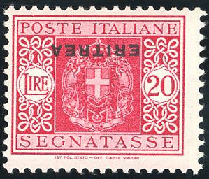 SEGNATASSE 1934 - 20 lire, soprastampa ... 